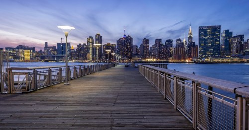 Gantry Plaza State Park in Long Island City, NYC