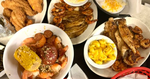 plates of fried catfish and other fried favorites