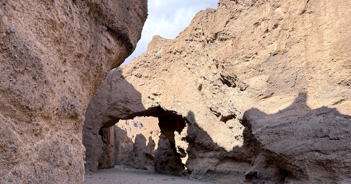 Hiking to Death Valley's Natural Bridge Offers Breathtaking Views