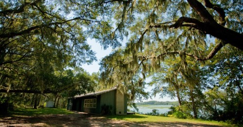 Historic school house in Saint Helena Island