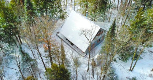 A unique Michigan Airbnb designed like a chalet in the Swiss Alps