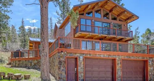 A chalet home in Lead, South Dakota, that looks like North Tyrol.