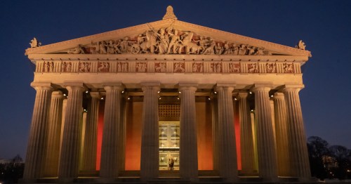 Full-sized replica of the Parthenon