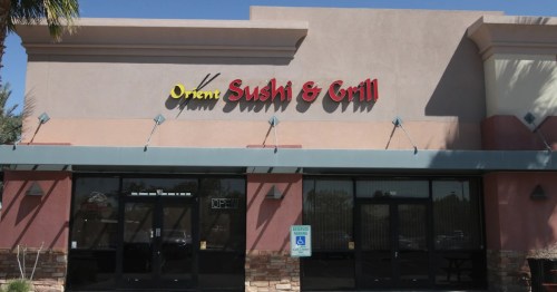 exterior of Orient Sushi & Grill in Gilbert Arizona