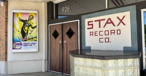 Outside of Stax Museum in Memphis