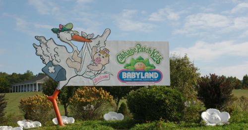 Babyland General Hospital sign