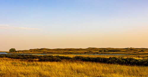 stunning sky over the Nebraska marshlands