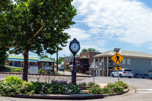 City of Helena railroad crossing.
