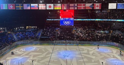 A hockey arena for the Olympics