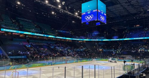 A hockey arena for the Olympics