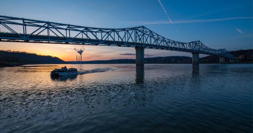 The Milton-Madison Bridge in Indiana