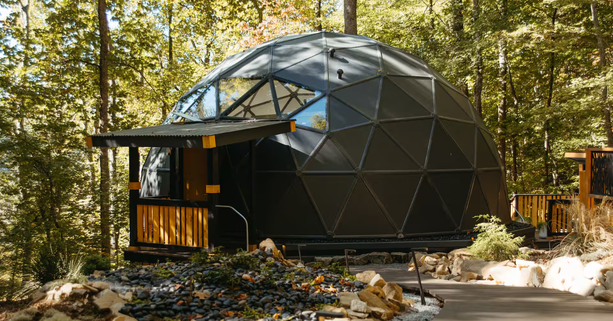 A Small Town in Georgia Is Hiding an Unforgettable Airbnb Glamping Dome