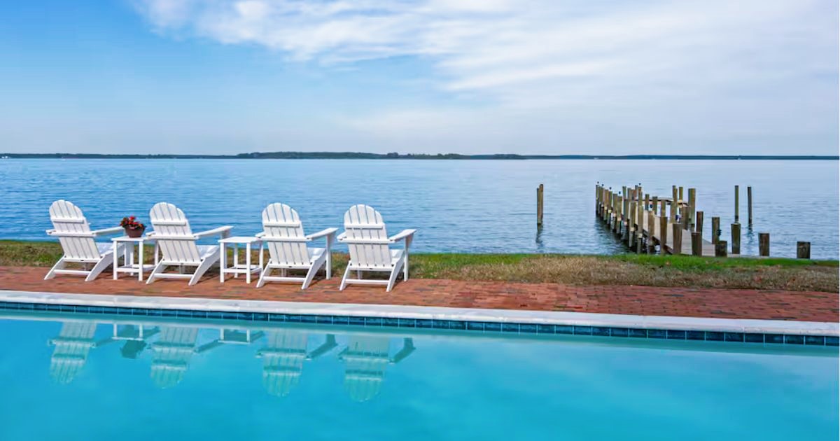 3 Epic Airbnbs in Maryland With Indoor Pools, Lazy Rivers, and Unreal Water Views
