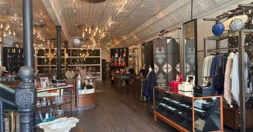 Vaudeville storefront in Fredericksburg, Texas