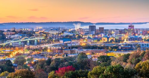 Sunset over Chattanooga