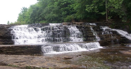 Kincaid Falls Spillway in Gorham, Illinois