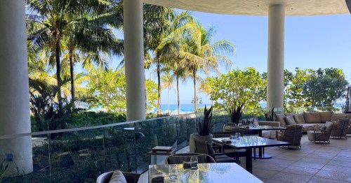 A waterfront restaurant in Fort Lauderdale with views of the Atlantic Ocean.