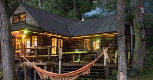 A rustic cabin in Oregon, Illinois