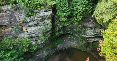 A canyon at Starved Rock State Park in Illinois