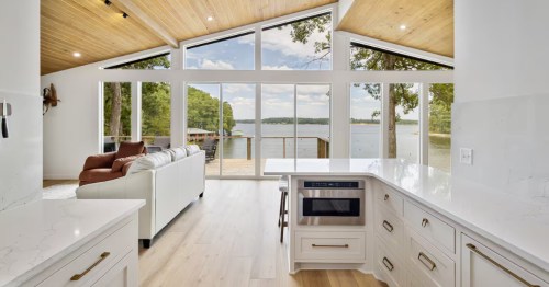 interior of a home on the bay in downsville louisiana