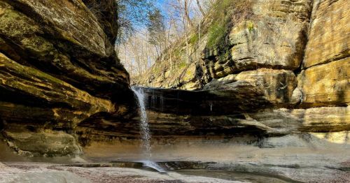 A canyon in Starved Rock State Park in Illinois