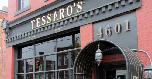 exterior of tessaro's a classic restaurant in pittsburgh pa