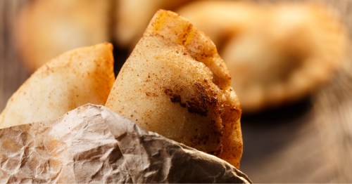 A Natchitoches meat pie, an iconic food in Louisiana.