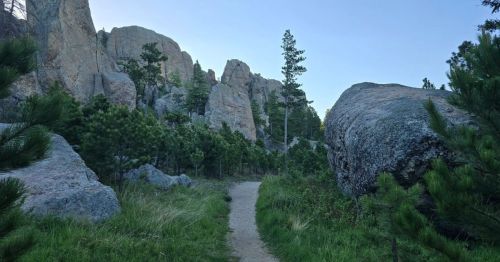Trail in Little Devils Tower Spur Trail in South Dakota