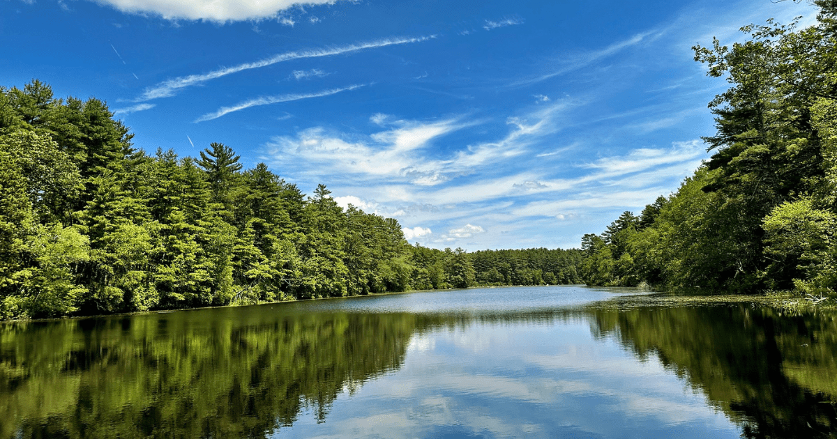 This Hidden Lake Might Be the Prettiest Spot in Rhode Island