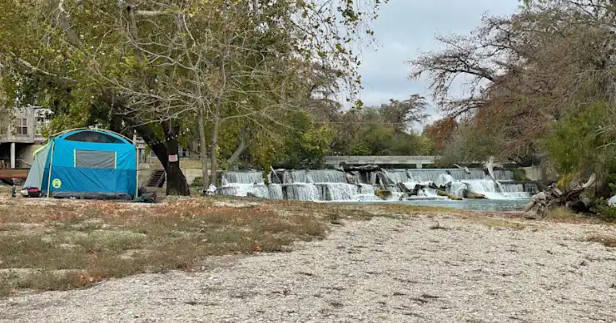 The Texas Campground That Puts You to Sleep Next to a Waterfall